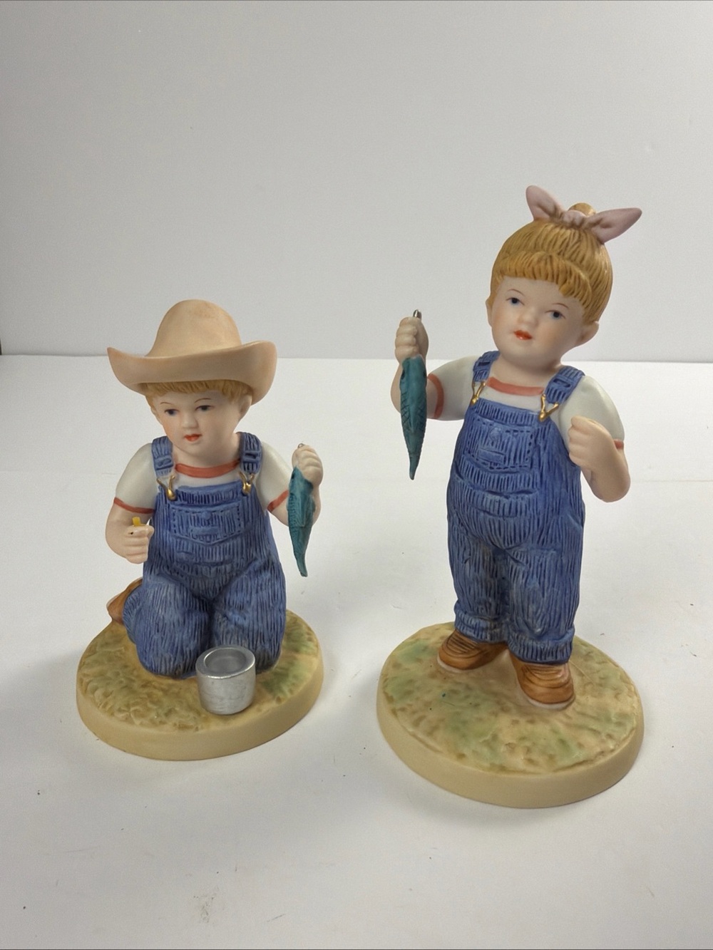 Set of two Denim Days “Catch of the Day” from home interior Danny & Debbie